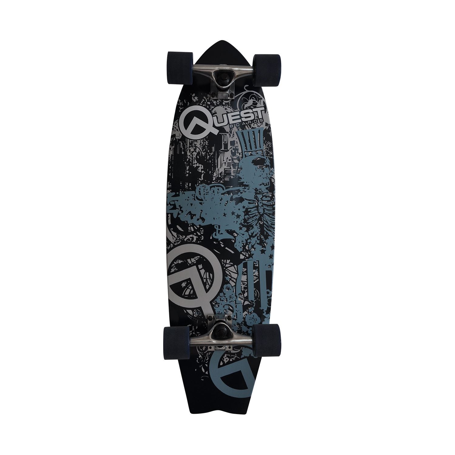 Best Quest Skull City Cruisers longboard