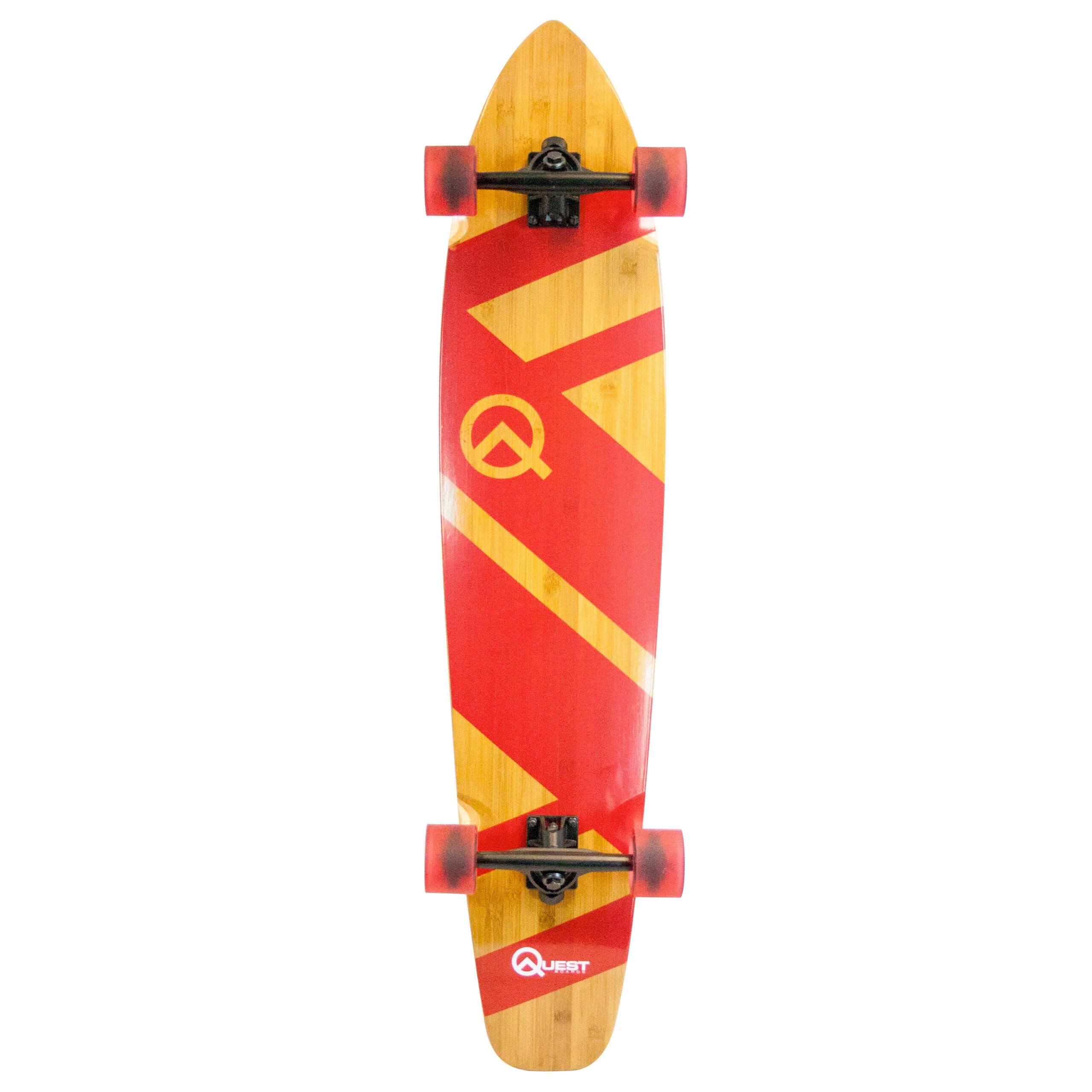 This is an Ultra Cruiser Red 44 Longboard.