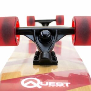 This is the truck part of the Ultra Cruiser Red 44 Longboard.