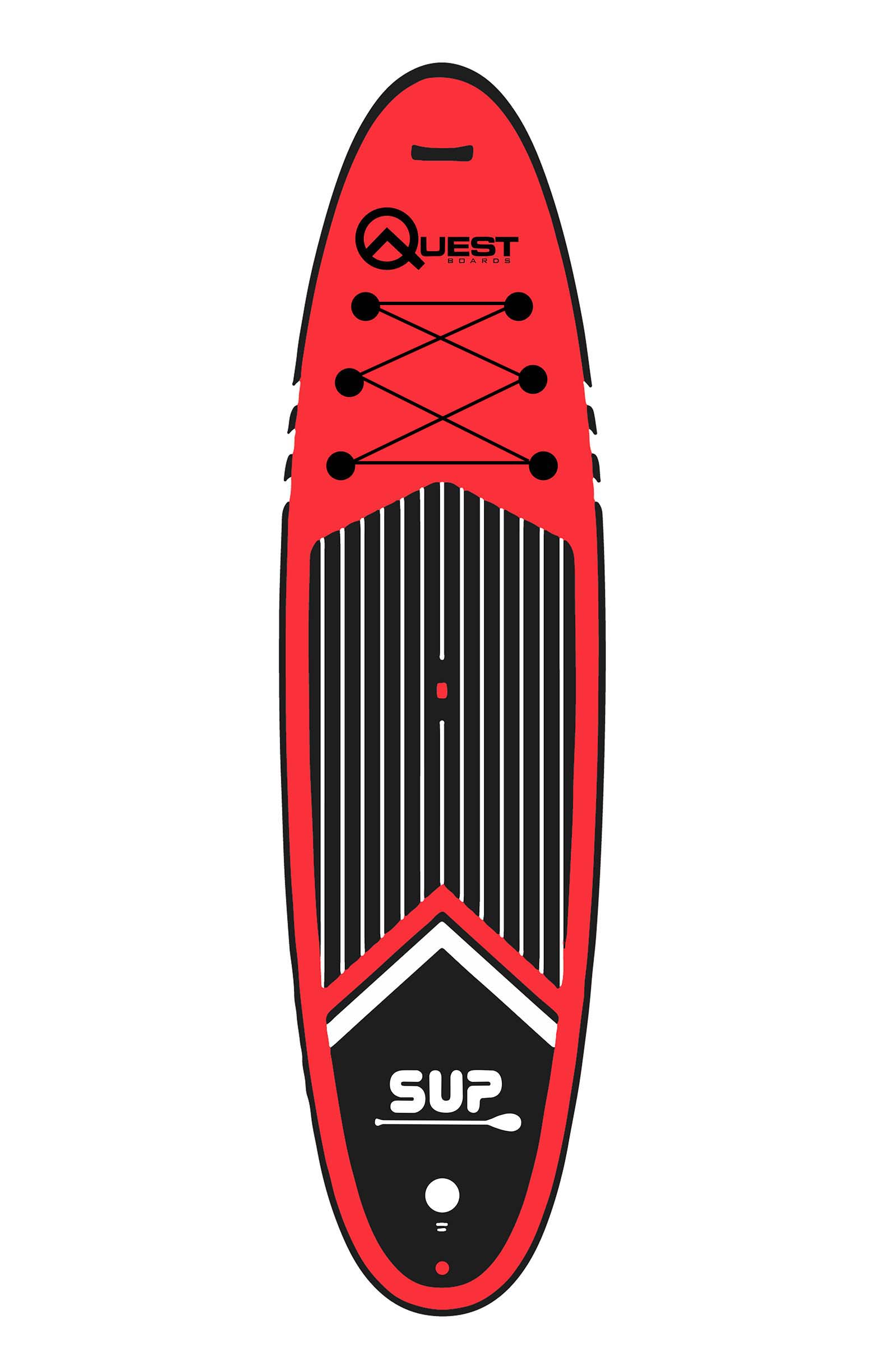 Red Inflatable Paddle Board Of 2021- Quest Boards